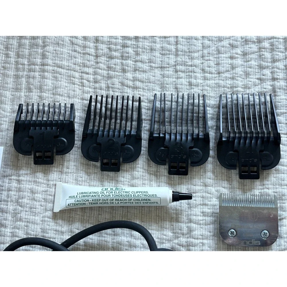 Andis Excel 5-Speed SMC Professional Pet Grooming Clippers Blue Sparkle Kit